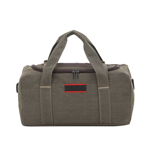 大容量帆布旅行包男短途出差旅遊打工裝衣服戶外運動可折曡手提包