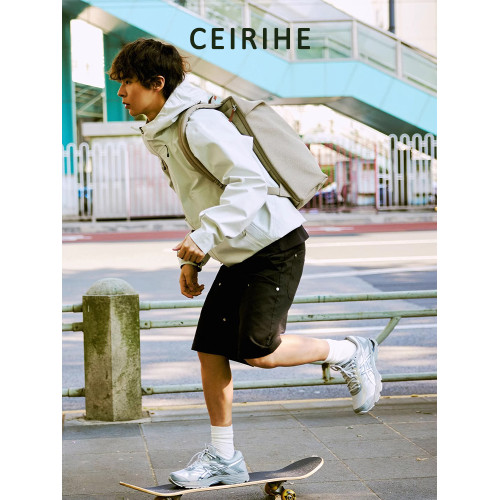 CEIRIHE 盧昱曉同款空氣包書包旅遊輕便雙肩包女電腦包防水後後背包男