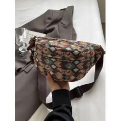 復古新款散步跑步運動胸包包包2025斜後後背包新款高級感小衆手機腰包