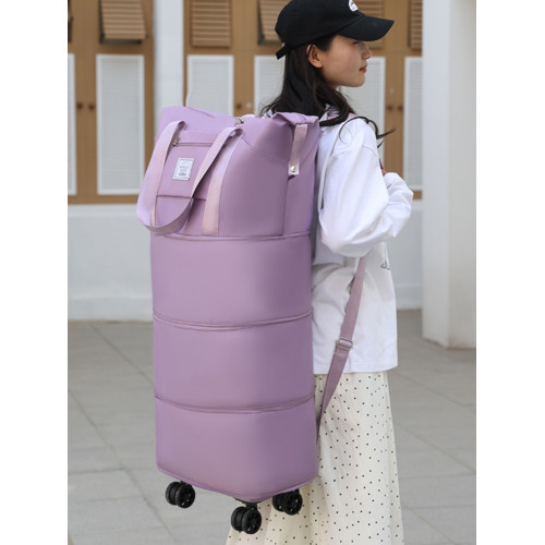 帶輪旅行袋女大容量雙肩包短途手提出差行李袋子防水輕便待産收納 帶輪旅行袋女大容量雙肩包短途手提出差行李袋子防水輕便待産收納