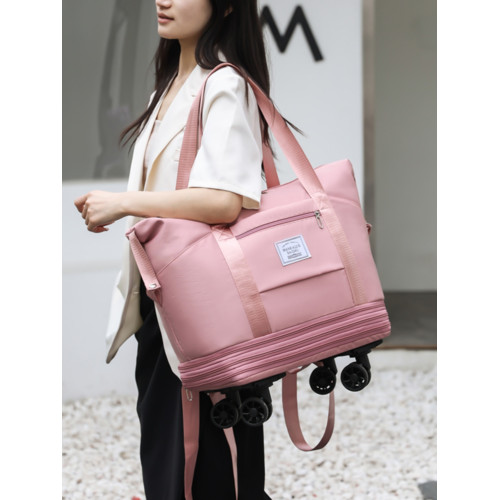 帶輪旅行袋女大容量雙肩包短途手提出差行李袋子防水輕便待産收納 帶輪旅行袋女大容量雙肩包短途手提出差行李袋子防水輕便待産收納