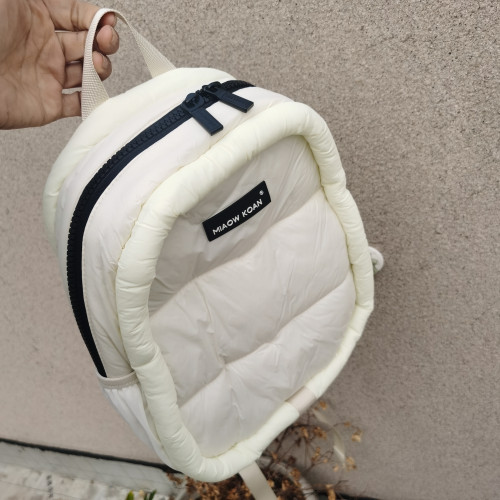 原單羽絨棉充棉蓬松雙肩包後後背包斜後後背包托特包