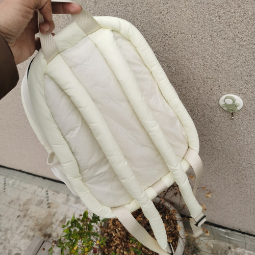 原單羽絨棉充棉蓬松雙肩包後後背包斜後後背包托特包