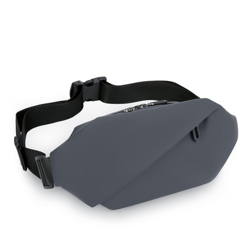 日韓街頭潮流折曡腰包多功能胸包新款時尚斜後後背包男士運動騎行後後背包