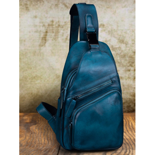 男士復古包包手工皮包男包斜背單肩包胸包男真皮軟皮頭層牛皮休閒 男士復古包包手工皮包男包斜背單肩包胸包男真皮軟皮頭層牛皮休閒