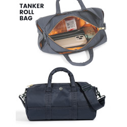 革新出品 TANKER ROLL尼龍布男女通勤波士頓單肩斜背水桶手提小包