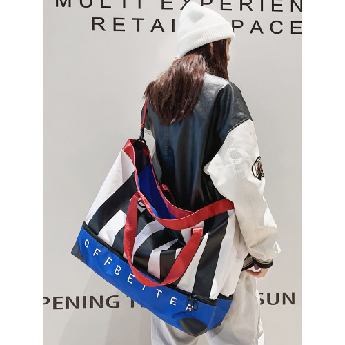 潮牌健身包男旅行包女大容量後後背包手提斜背短途行李袋運動大學生潮 潮牌健身包男旅行包女大容量後後背包手提斜背短途行李袋運動大學生潮