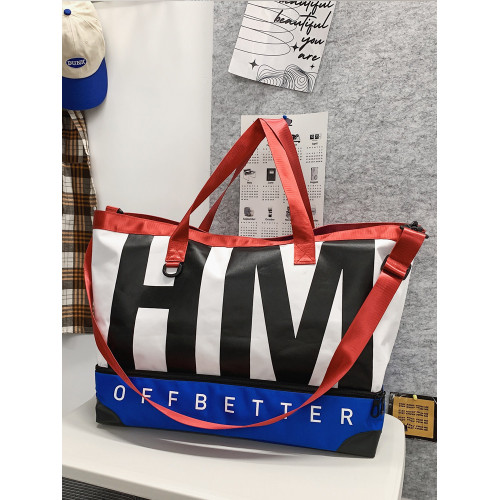 潮牌健身包男旅行包女大容量後後背包手提斜背短途行李袋運動大學生潮 潮牌健身包男旅行包女大容量後後背包手提斜背短途行李袋運動大學生潮