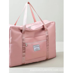 旅行大容量加厚雙層防潑水行李袋出差旅遊收納袋健身包手提待産包