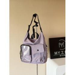 MY新款痛包娃娃包雙肩包包大容量多背法單肩斜後後背包休閒雙肩後後背包潮