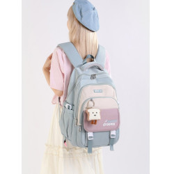 中小學生書包女生四五六年級大容量高顔值防水雙肩後後背包百搭高中生