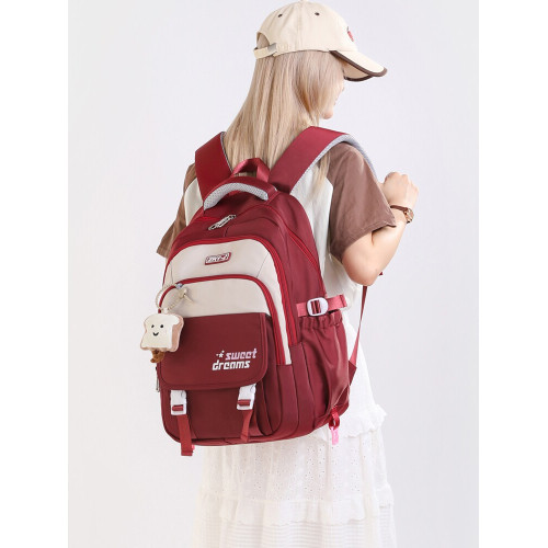 中小學生書包女生四五六年級大容量高顔值防水雙肩後後背包百搭高中生