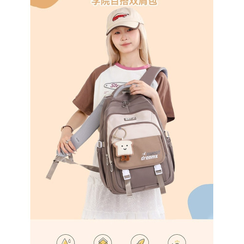 中小學生書包女生四五六年級大容量高顔值防水雙肩後後背包百搭高中生