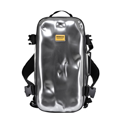 個性炫酷硬殼雙肩包新款男女摩托車頭盔收納包騎行包健身防水後後背包