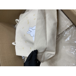 出口日本帆布包粗麻繩托特包手提購物袋單肩包布袋