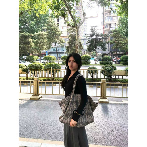 美式瑜珈包單肩包帆布包男女大容量迷彩購物袋運動健身包