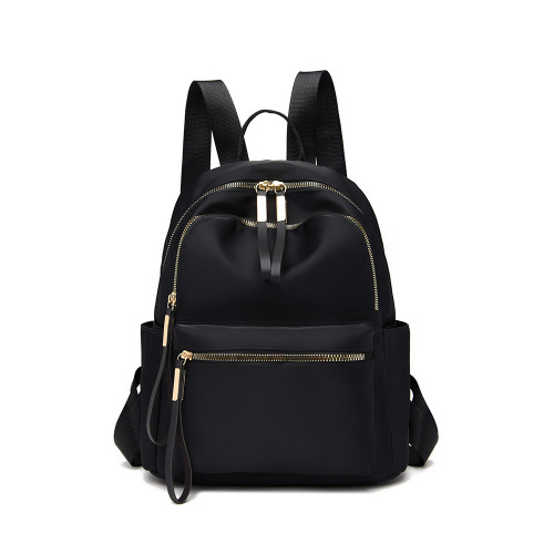 牛津布雙肩包女2024新款潮韓版超火百搭休閒旅行帆布小後後背包女包包