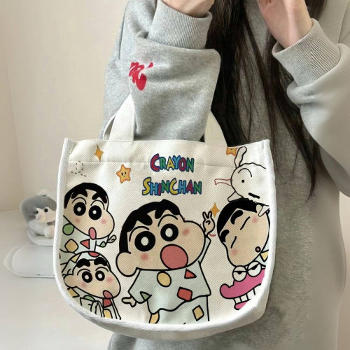 手提袋遛彎帆布包包女2025新款大容量學生通勤單肩托特包零錢包