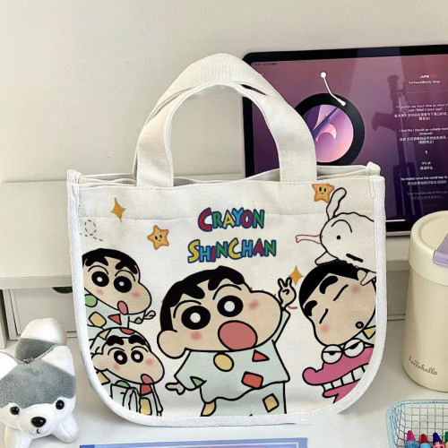 手提袋遛彎帆布包包女2025新款大容量學生通勤單肩托特包零錢包