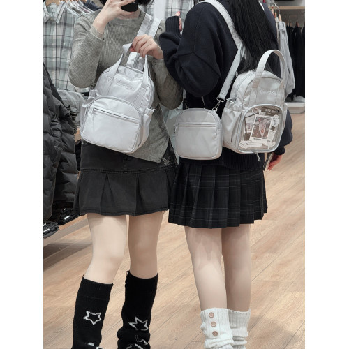 AORDA 隱藏痛小食量痛包雙肩外出日常娃包二次元吧唧小後後背包書包女