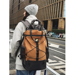 雙肩包日系戶外出遊潮牌機能旅行包輕量化後後背包登山男女旅行徒步包