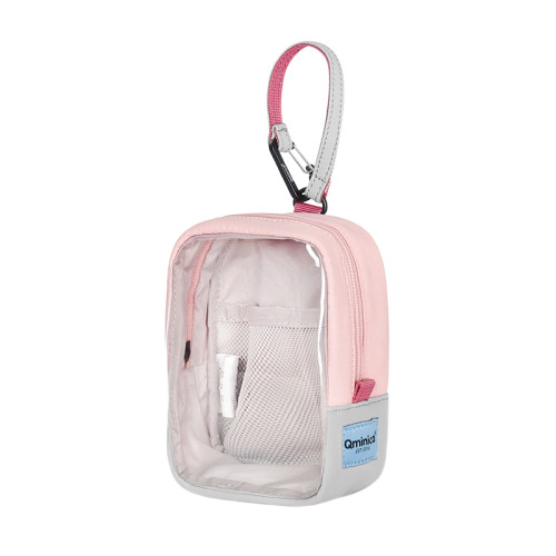 Qminica 多功能15.5cm痛包可攜式多用途零錢包收納耳機手機小掛包