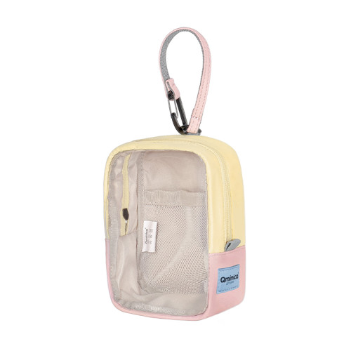 Qminica 多功能15.5cm痛包可攜式多用途零錢包收納耳機手機小掛包