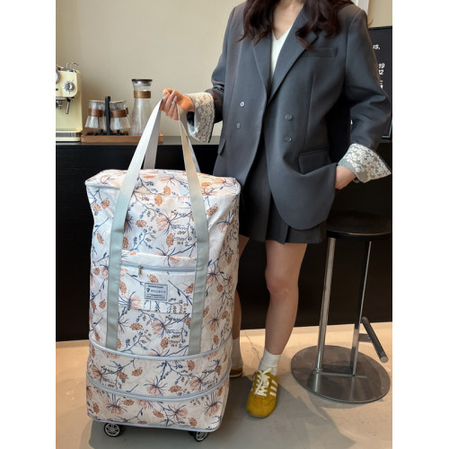 超大容量多層擴展收納包雙肩手提出差通勤住宿旅行袋女高顔值時尚