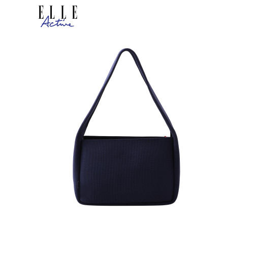 ELLE Active法式復古撞色拼接單肩包女氣質手提包休閒時尚腋下包 ELLE Active法式復古撞色拼接單肩包女氣質手提包休閒時尚腋下包