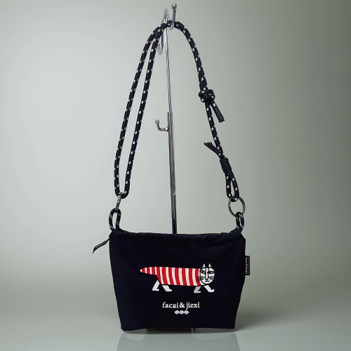 ballchian臘腸貓刺綉大容量托特包女高級感小衆設計單肩包通勤