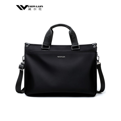 大容量商務手提包男款公文包文件包電腦包包單肩包男士斜後後背包男包
