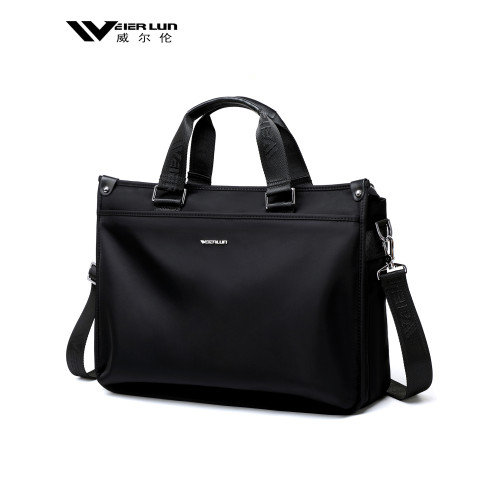 大容量商務手提包男款公文包文件包電腦包包單肩包男士斜後後背包男包