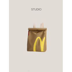 下酒話DrinKing網紅麥噹勞書包2026新款大容量雙肩包學生上課書包