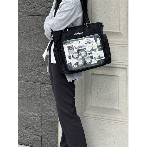 AORDA 斜背痛包三用雙肩包包女大容量單肩吧唧包日常通勤追星娃包 AORDA 斜背痛包三用雙肩包包女大容量單肩吧唧包日常通勤追星娃包