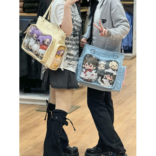 AORDA 斜背痛包三用雙肩包包女大容量單肩吧唧包日常通勤追星娃包 AORDA 斜背痛包三用雙肩包包女大容量單肩吧唧包日常通勤追星娃包