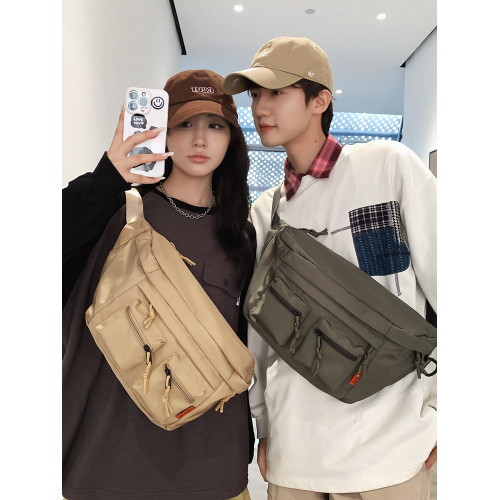 BOJUE  RHINO/伯爵犀牛高顔值胸包輕便男女通用多功能單肩斜後後背包