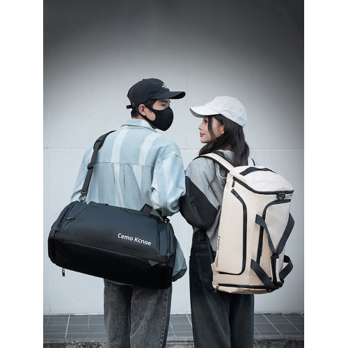 旅行包大容量可套拉桿箱多功能防水後後背包乾濕分離雙肩包斜背健身包