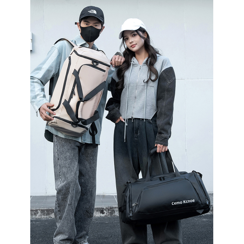 旅行包大容量可套拉桿箱多功能防水後後背包乾濕分離雙肩包斜背健身包