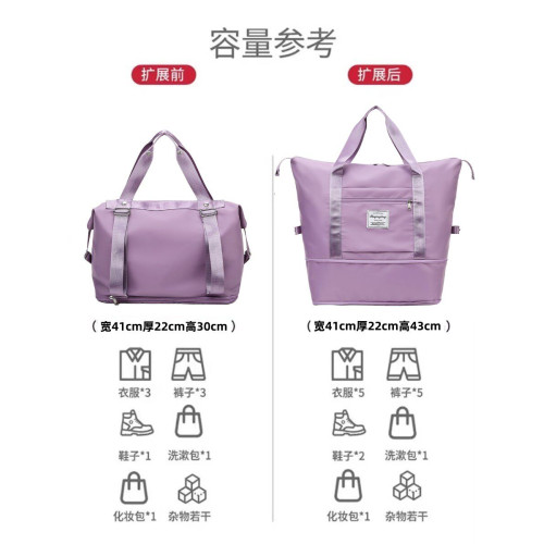 手提旅行包大容量女輕便待産包收納袋短途行李袋雙肩折疊防水運動