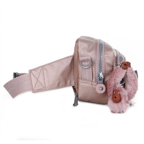 猴子包男女款輕便帆布時尚百搭潮流簡約小包腰包單肩斜後後背包