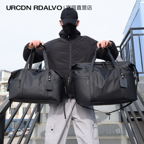 UR大容量短途旅行包女2025新款商務出差手提包運動健身包行李包男