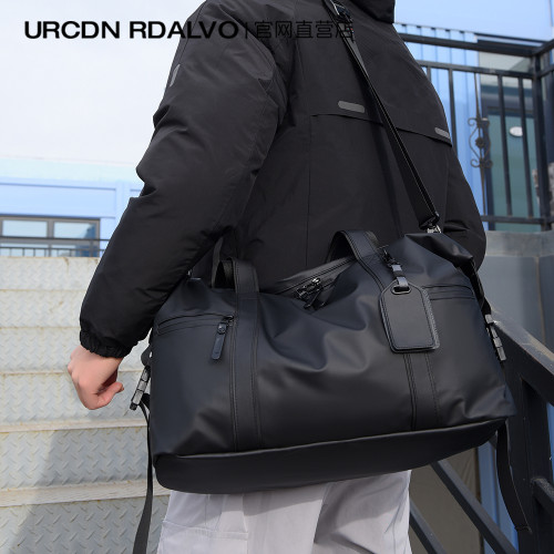 UR大容量短途旅行包女2025新款商務出差手提包運動健身包行李包男