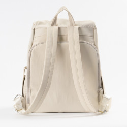 日式無印休閒後後背包包雙肩包電腦包大容量百搭純色女外出短途旅行