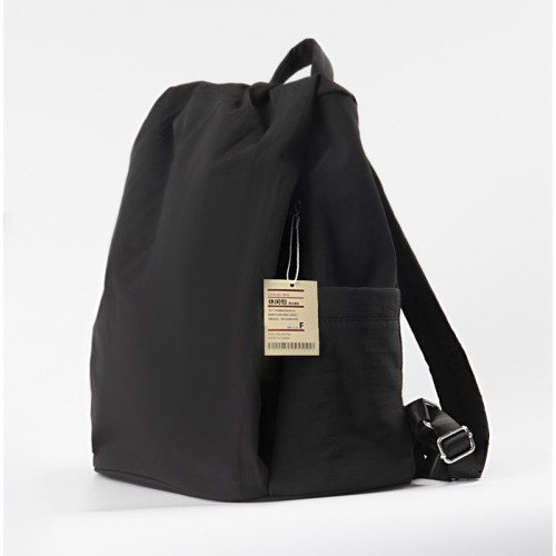 日式無印休閒後後背包包雙肩包電腦包大容量百搭純色女外出短途旅行