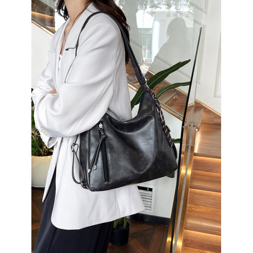 斜背復古大容量腋下單雙肩通勤女包2025新款輕奢小衆高級感托特包 斜背復古大容量腋下單雙肩通勤女包2025新款輕奢小衆高級感托特包