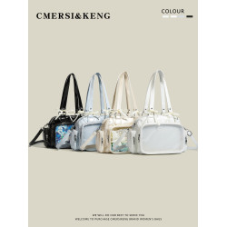 CMERSI&KENG原創日系甜美少女吧唧痛包大容量手提單肩包2025新款