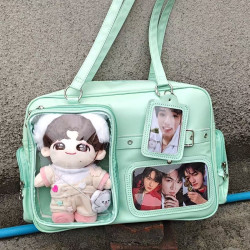 升級款演唱會藏支架燈牌娃包大容量追星雙肩斜背學生日常托特痛包