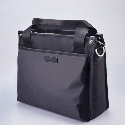 防水手提包男士公文包商務單肩斜後後背包男休閒電腦布包尼龍牛津布包