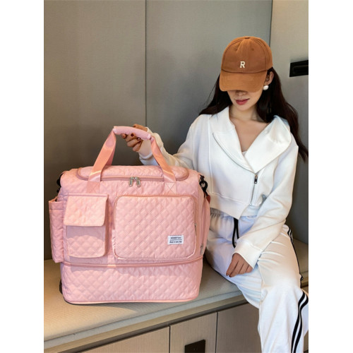 旅行包女手提外出可攜式輕便待産收納包遊泳健身包大容量出差行李袋