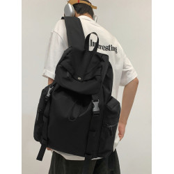 設計感小衆雙肩包潮牌大容量旅行後後背包男生日系高中生書包女大學生